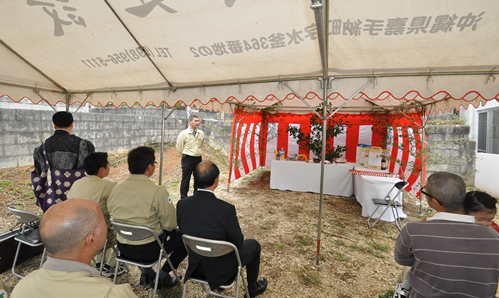 Ｔ様住宅新築工事地鎮祭